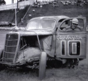 Jap Brogdon won the Lloyd Seay Memorial, run about two months after Seay's murder. Note that Brogdon's last name is misspelled on the winning car.