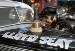 The winner's trophy from the Lloyd Seay memorial is currently on loan to the Georgia Racing Hall of Fame in Seay's hometown of Dawsonville, Ga.