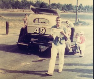 Bud Lundsford and his skeeter at Banks County.