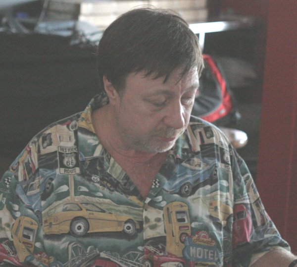 Captain Herb Emory broadcasted live from the reunion again this year.