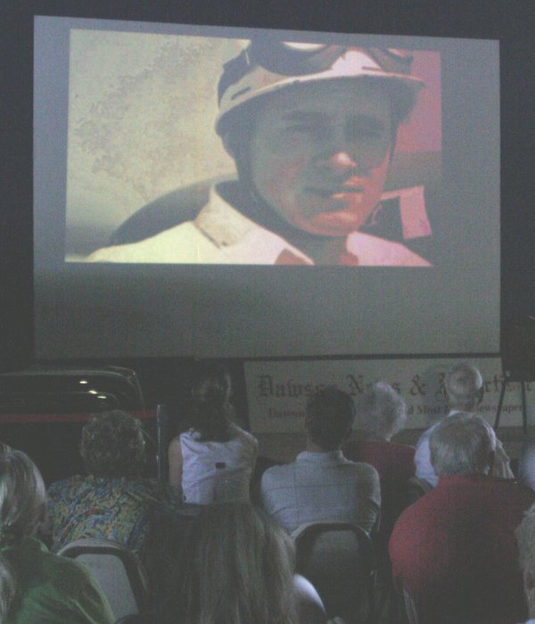 Attendees got to see the video from Mr. Parks induction into the International Motorsports Hall of Fame.