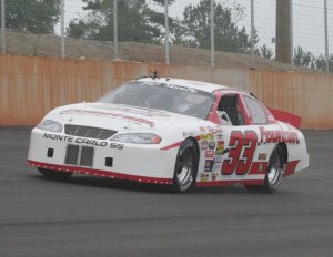 Micky Cain turns the first laps at speed in a race car at Gresham Motorsports Park, formerly Peach State Speedway, in Jefferson, Georgia.  Photo by Brandon Reed
