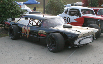 One of the great racecars that were on display Saturday outside of the Hall of Fame.