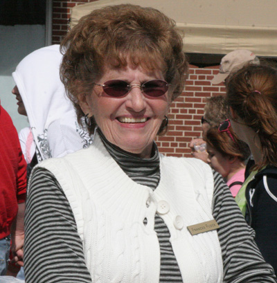 Frances Flock, wife of legendary racer Tim Flock, was at the festival again this year.  She’s always one of our favorite people to see each year!