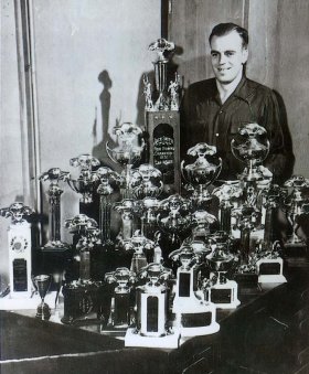 Jack Smith and the spoils of a successfull season.